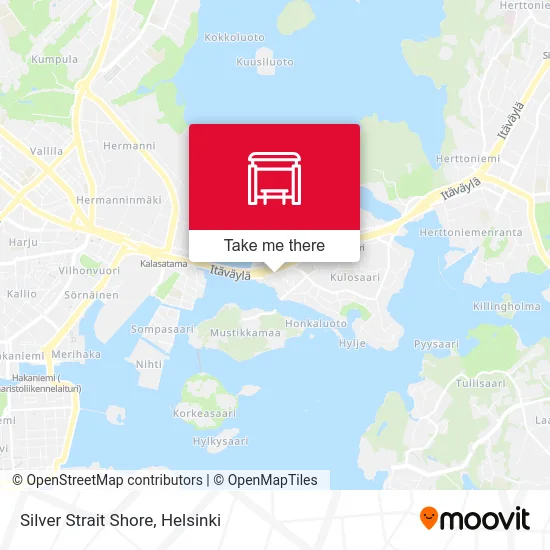 Silver Strait Shore map