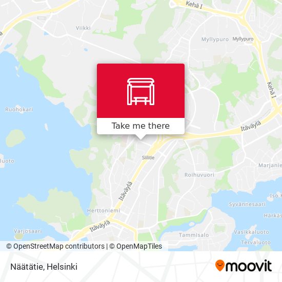 Näätätie map