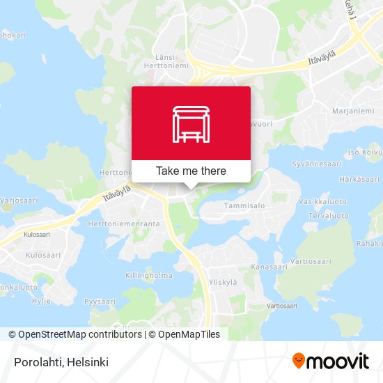 Porolahti map