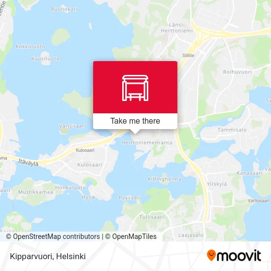 Kipparvuori map