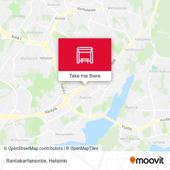 Rantakartanontie map