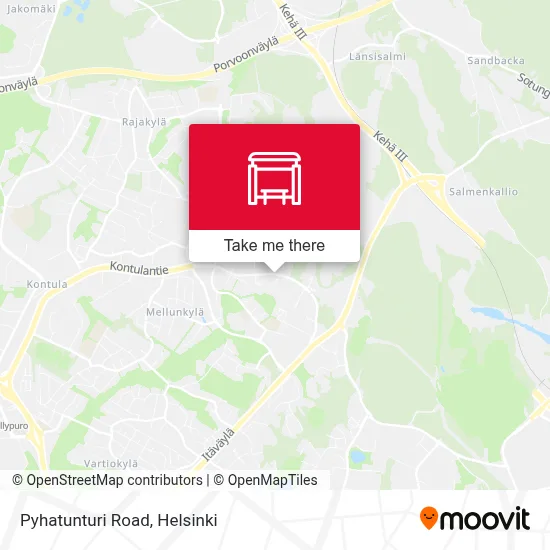 Pyhatunturi Road map