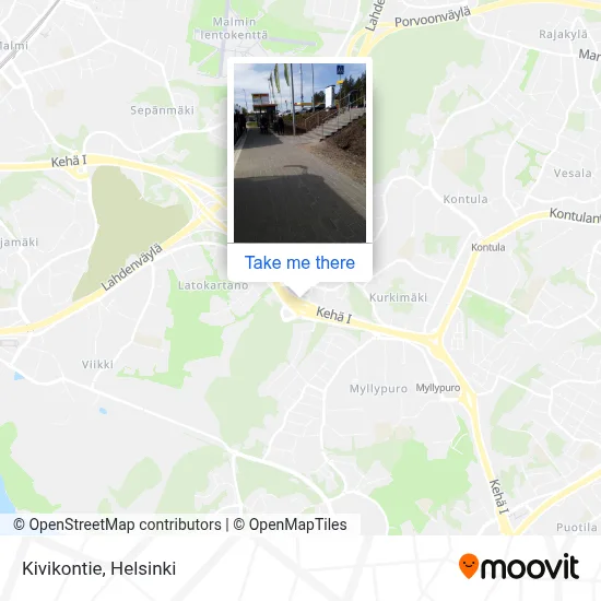 Kivikontie map