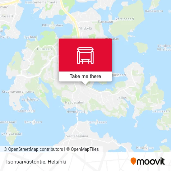 Isonsarvasto Road map