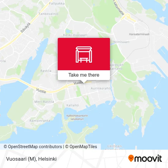 Vuosaari (M) map