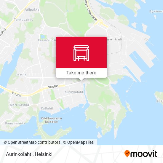 How to get to Aurinkolahti in Helsinki by Bus or Metro?