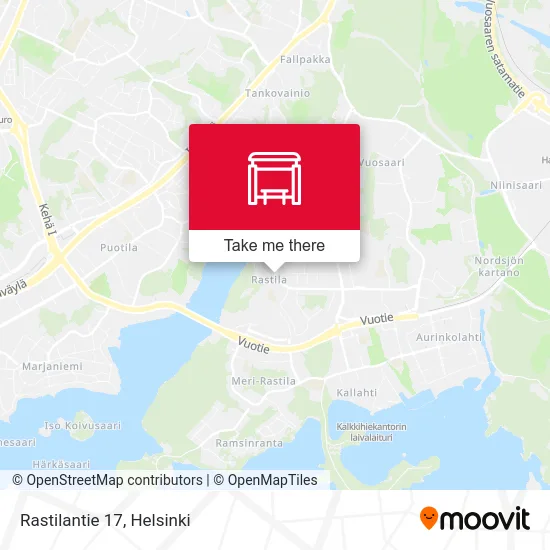 Rastilantie 17 map