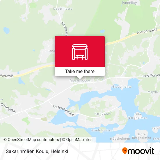 Sakarinmäen Koulu map