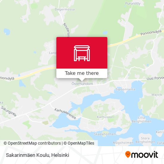 Sakarinmäen Koulu map