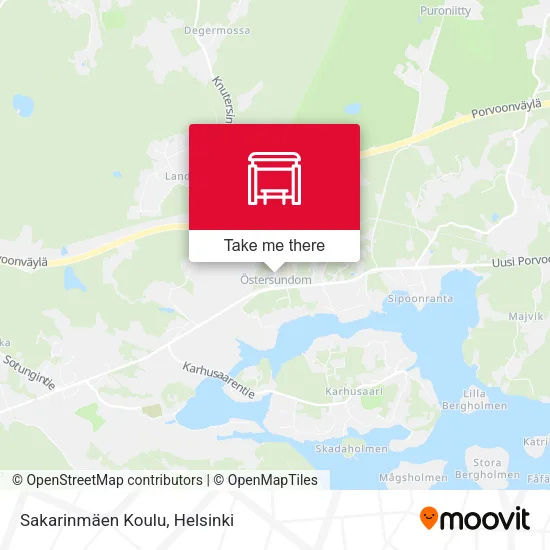 Sakarinmäen Koulu map