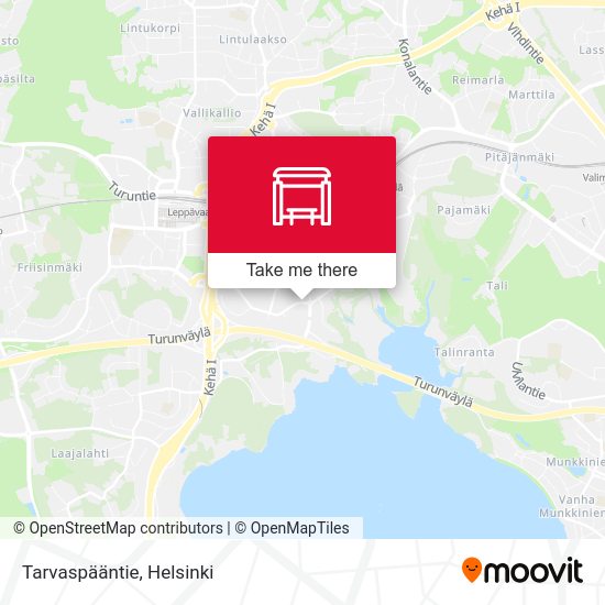 Tarvaspääntie map