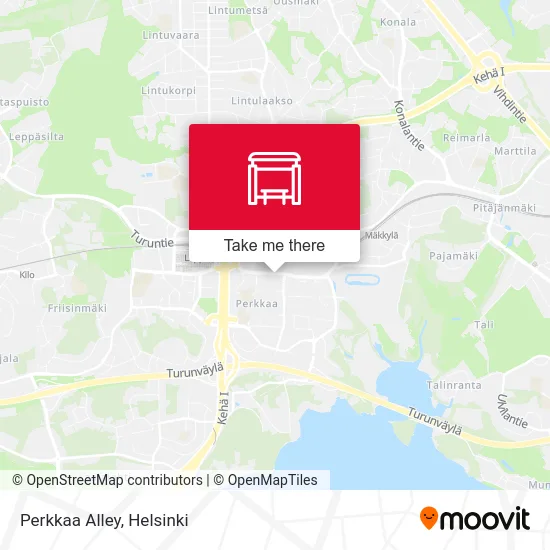 Perkkaa Alley map