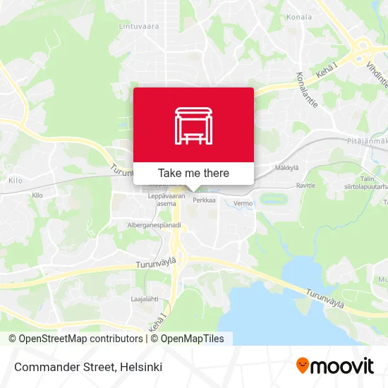 Commander Street map