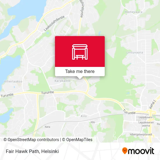 Fair Hawk Path map