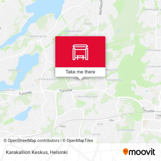 Karakallion Keskus map