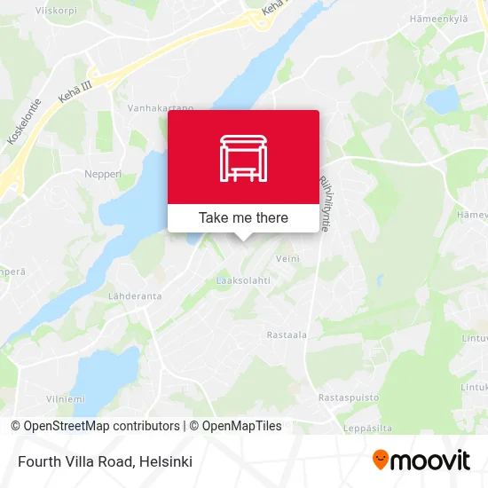 Fourth Villa Road map