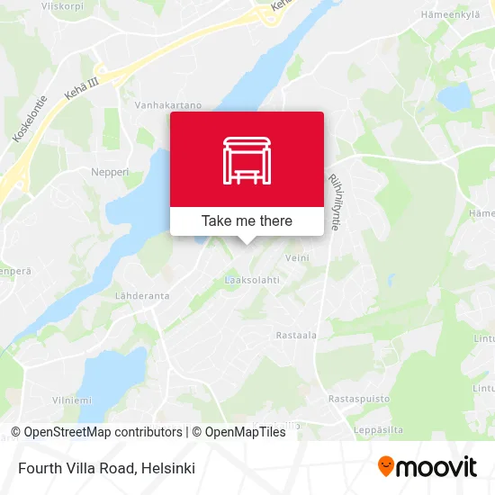 Fourth Villa Road map