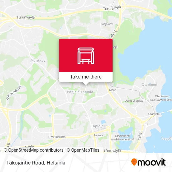 Takojantie Road map
