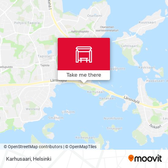 Karhusaari map