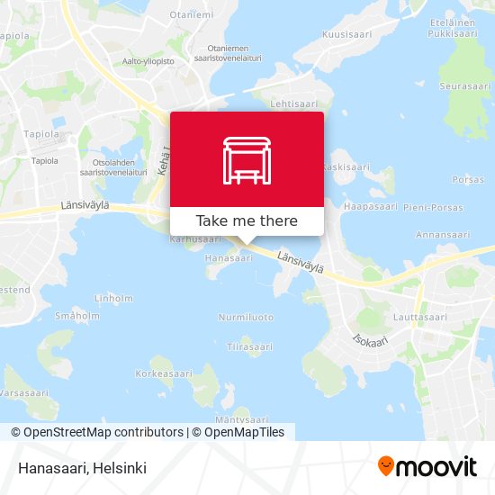 Hanasaari map