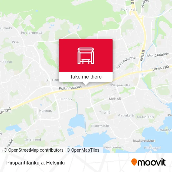 Bishop's Estate Lane map