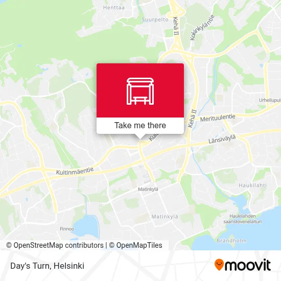 Day's Turn map