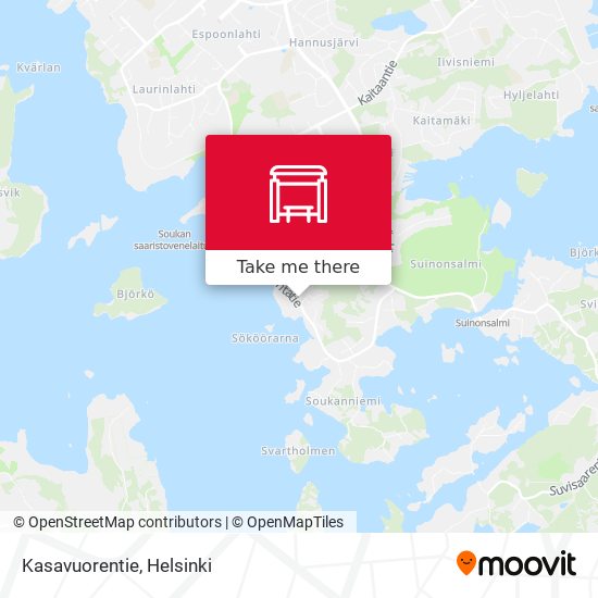 Kasavuorentie map