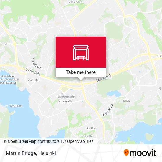 Martin Bridge map