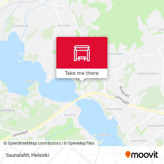 Saunalahti map