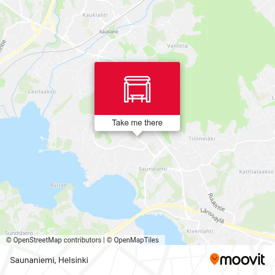 Saunaniemi map
