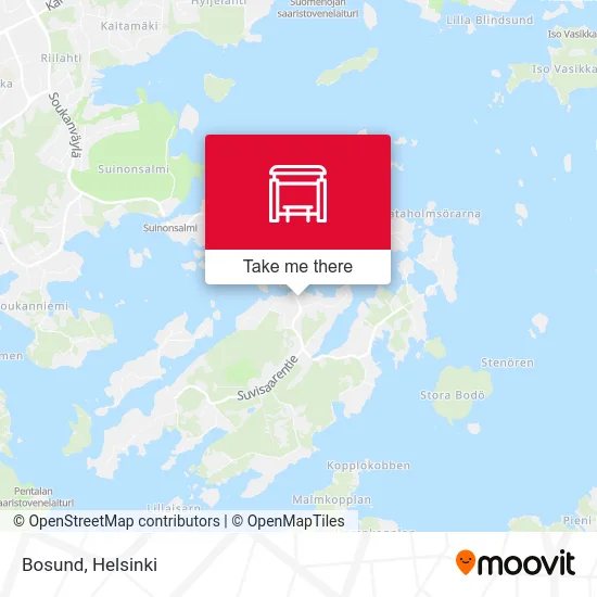Bosund map