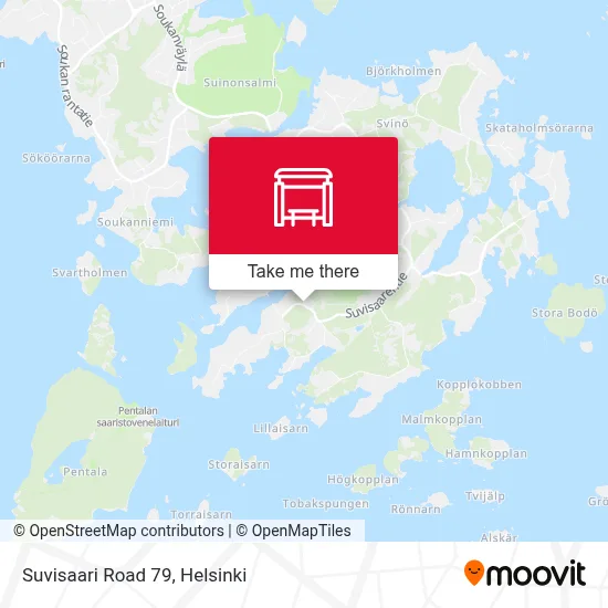 Suvisaari Road 79 map