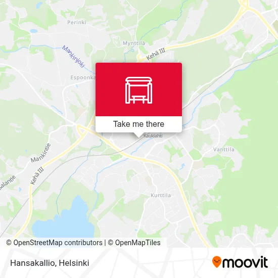 Hansakallio map