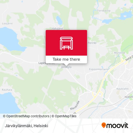Järvikylänmäki map