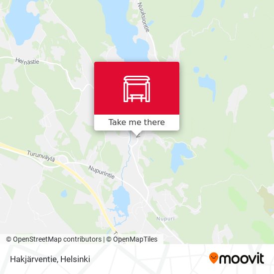 Hakjärventie map