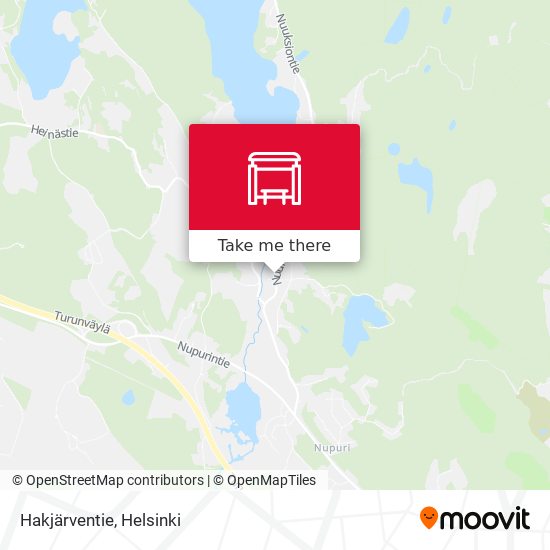 Hakjärventie map