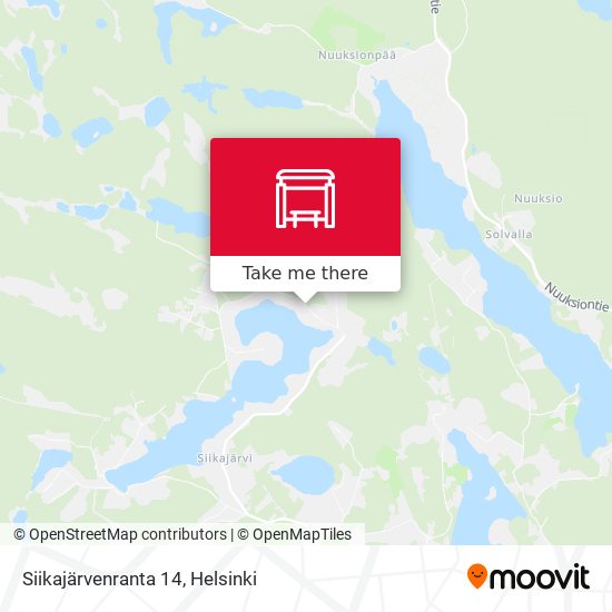Siikajärvenranta 14 map