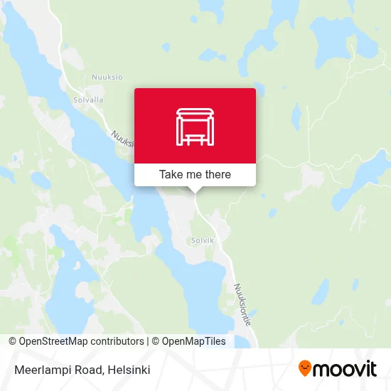 Meerlampi Road map