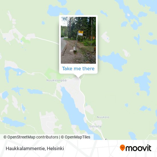 Haukkalammentie map