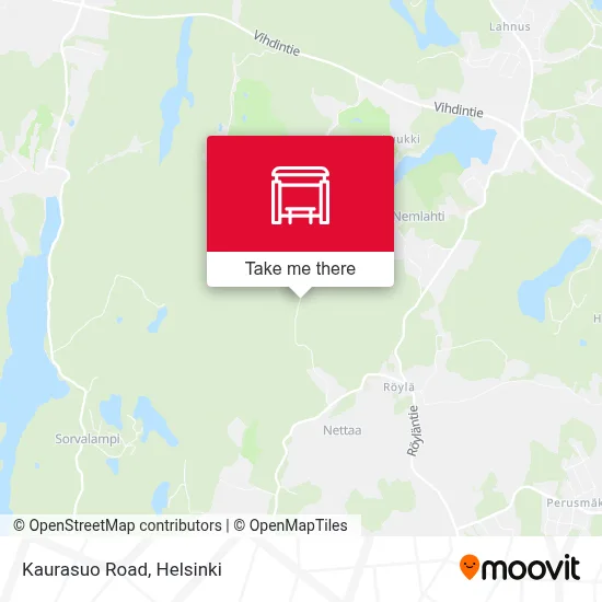 Kaurasuo Road map