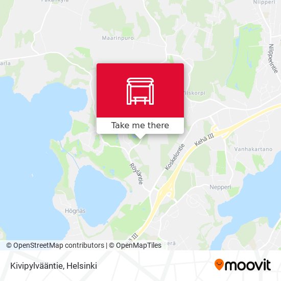 Kivipylvääntie map
