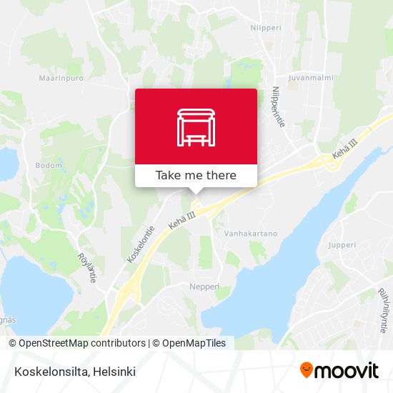 Koskelonsilta map