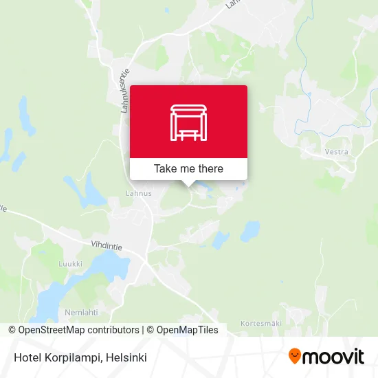 Hotel Korpilampi map