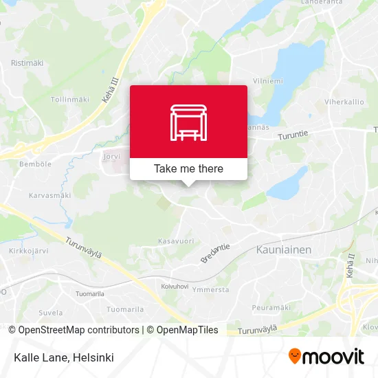 Kalle Lane map
