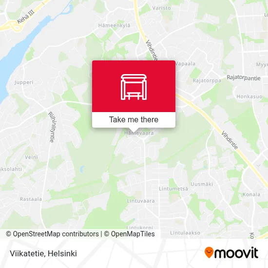 Viikatetie map