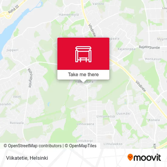 Viikatetie map
