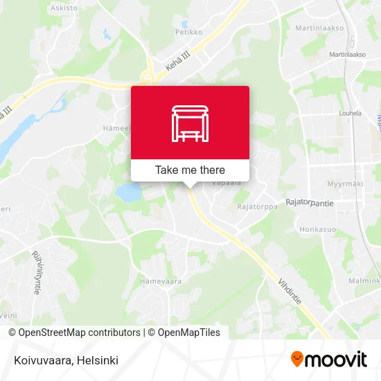 Koivuvaara map