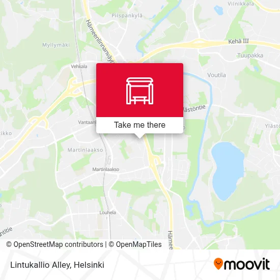 Lintukallio Alley map