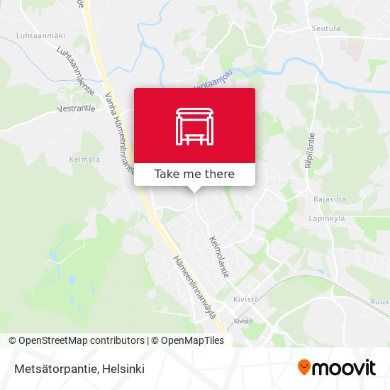 Metsätorpantie map