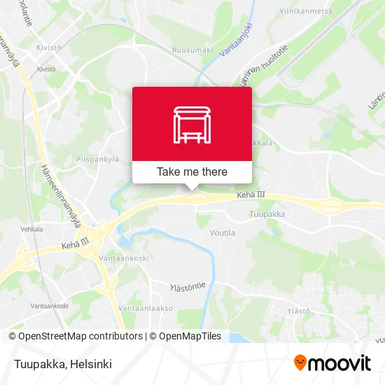 Tuupakka map